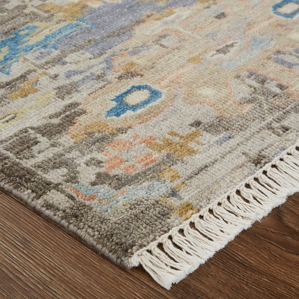 Multi-colored Oushak Style Rug