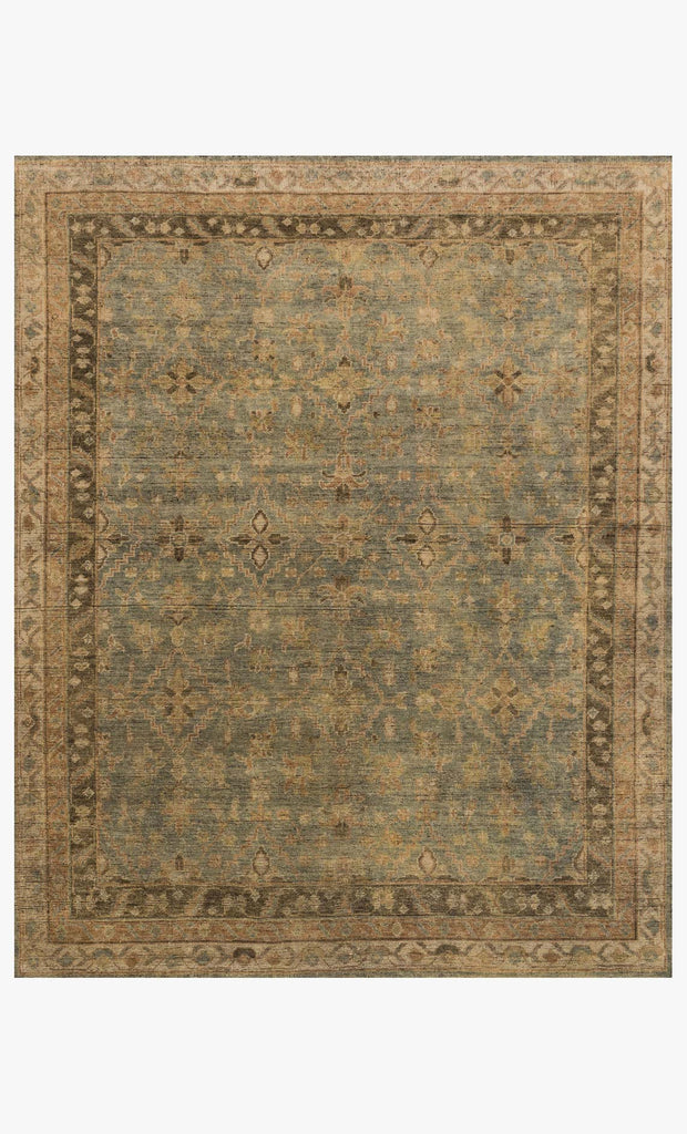 Heritage Aqua Handknotted Rug (52HQ04)