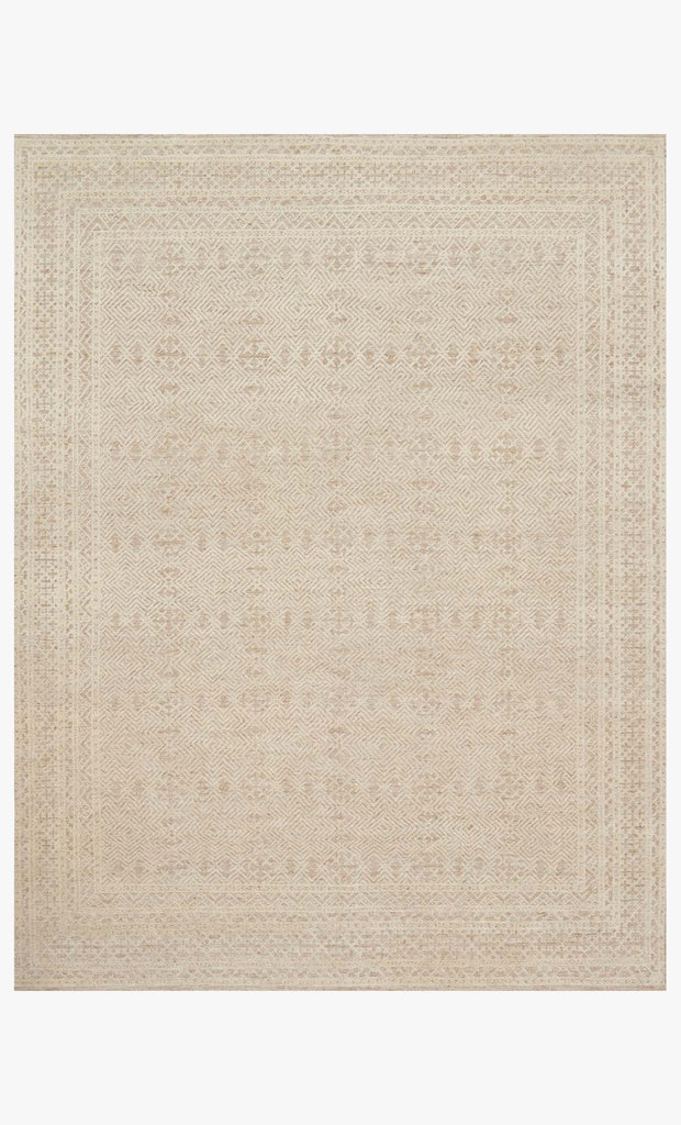 Odyssey OI-01 Oatmeal Ivory Handknotted Rug