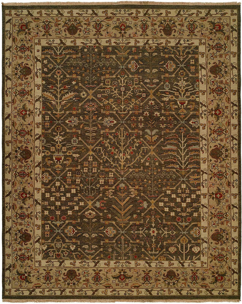 Soumak 158 Twilight/Camel Handknotted Rug