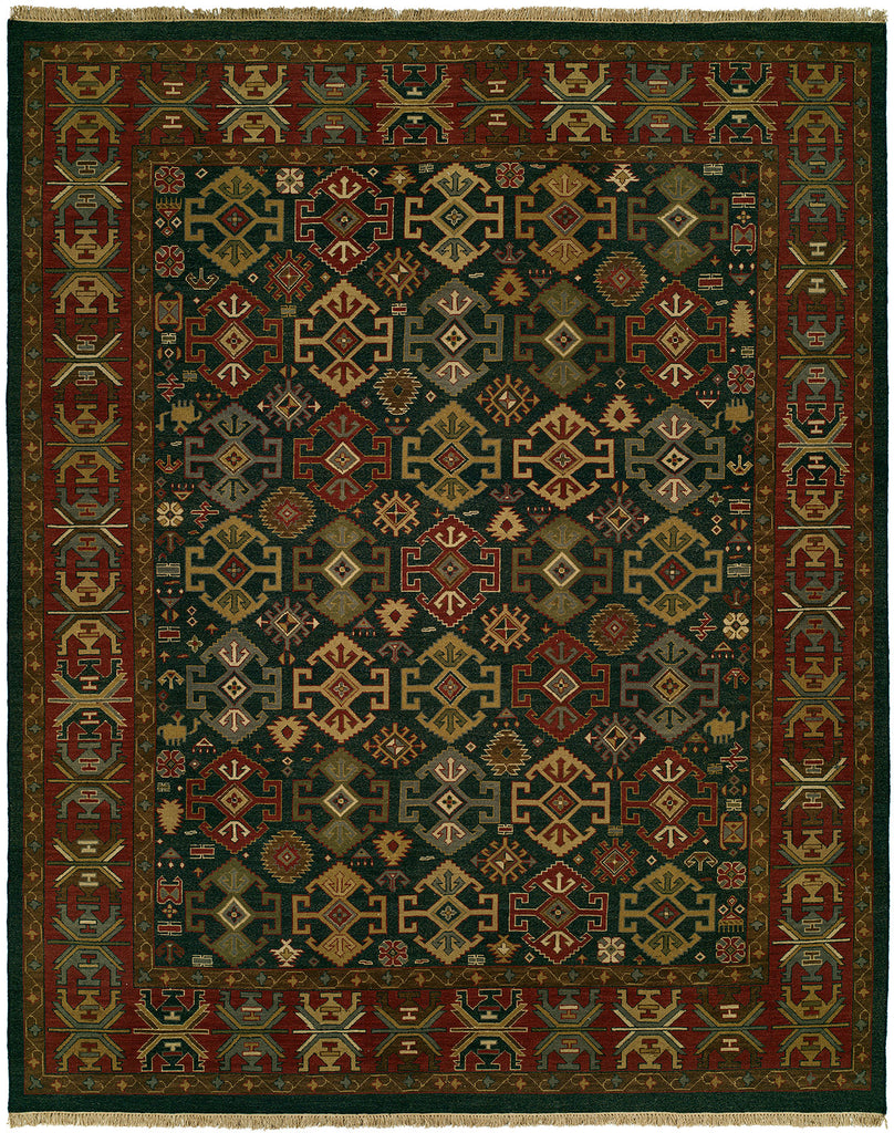 Soumak 276 Storm Blue Handknotted Rug