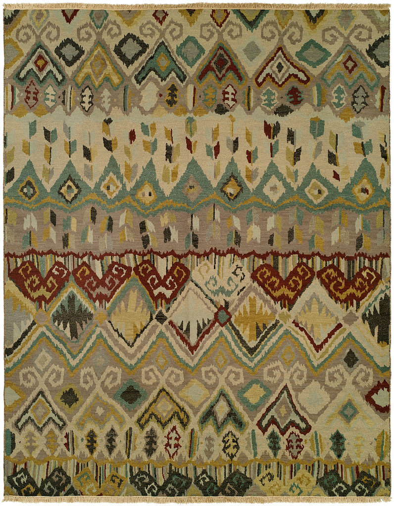 Soumak 480 Boho Beige Handknotted Rug