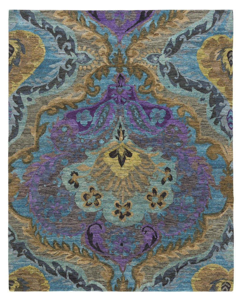 Galatea Turquoise Violet by Tufenkian