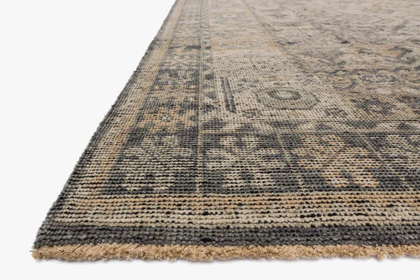 Coal Hand Knotted Textured Rug