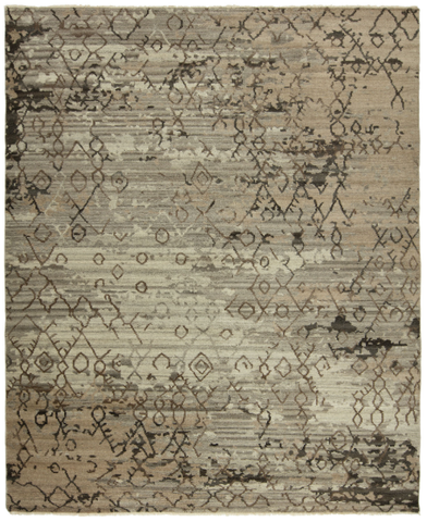 Bryce 802 Vintage Flax Handknotted Rug