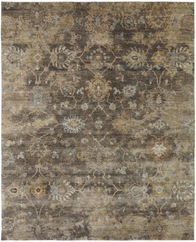 Terra 085 Smoky Brown Handknotted Rug