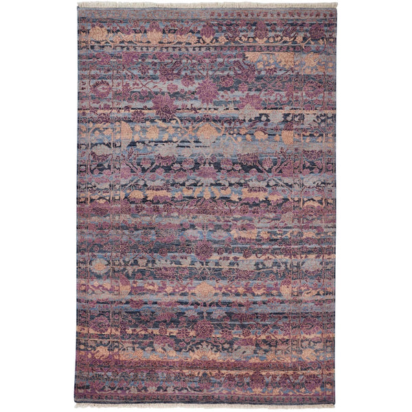 Mason Purple Handknotted Rug