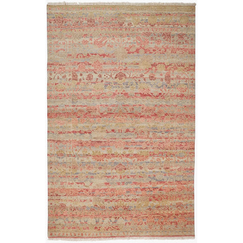 Mason Gold / Pink Handknotted Rug