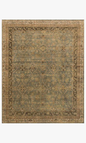 Heritage Aqua Handknotted Rug (52HQ04)