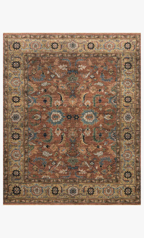 Heritage Brick Sand Handknotted Rug (52HQ08)