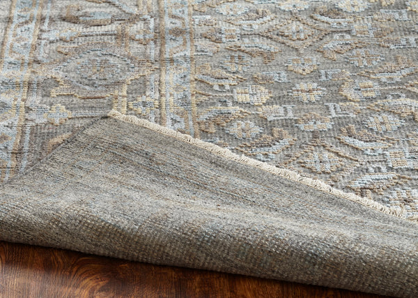 Wool Tone on Tone Rug Pale Blue