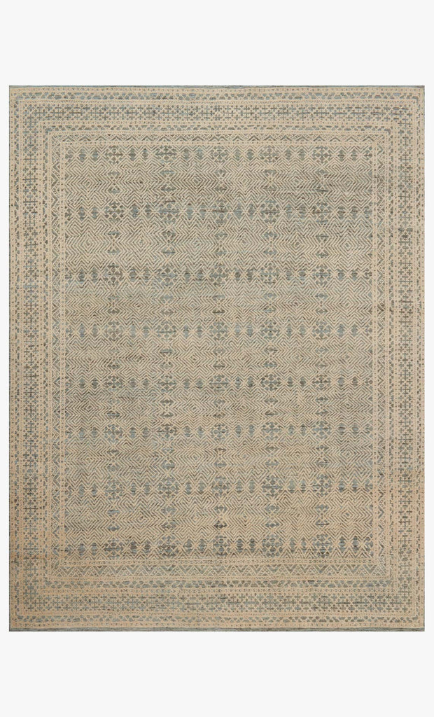 Odyssey OI-01 Blue Natural Handknotted Rug