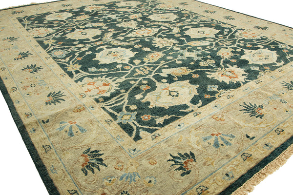 Ushak Indigo Handknotted Rug