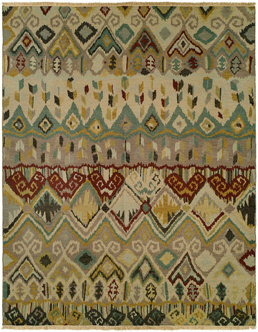 Soumak 480 Boho Beige Handknotted Rug
